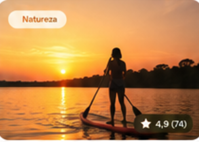 Passeio de Canoa ao Pôr do Sol
